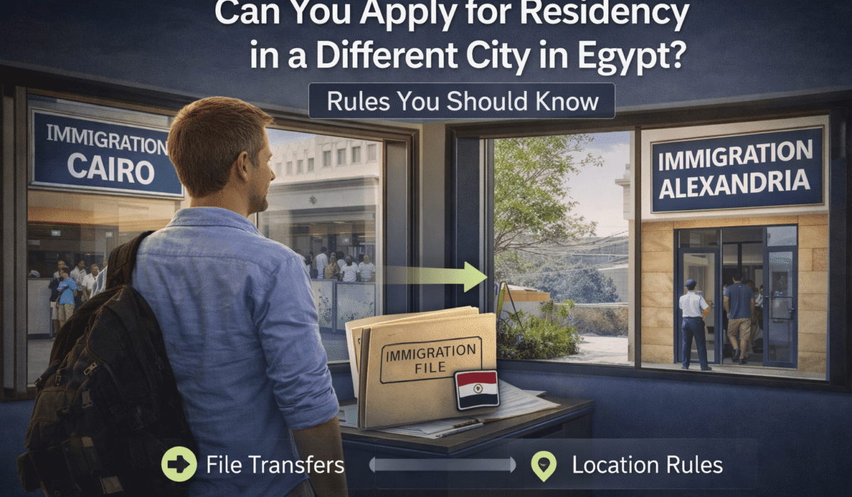 Can You Apply for Residency in a Different City in Egypt