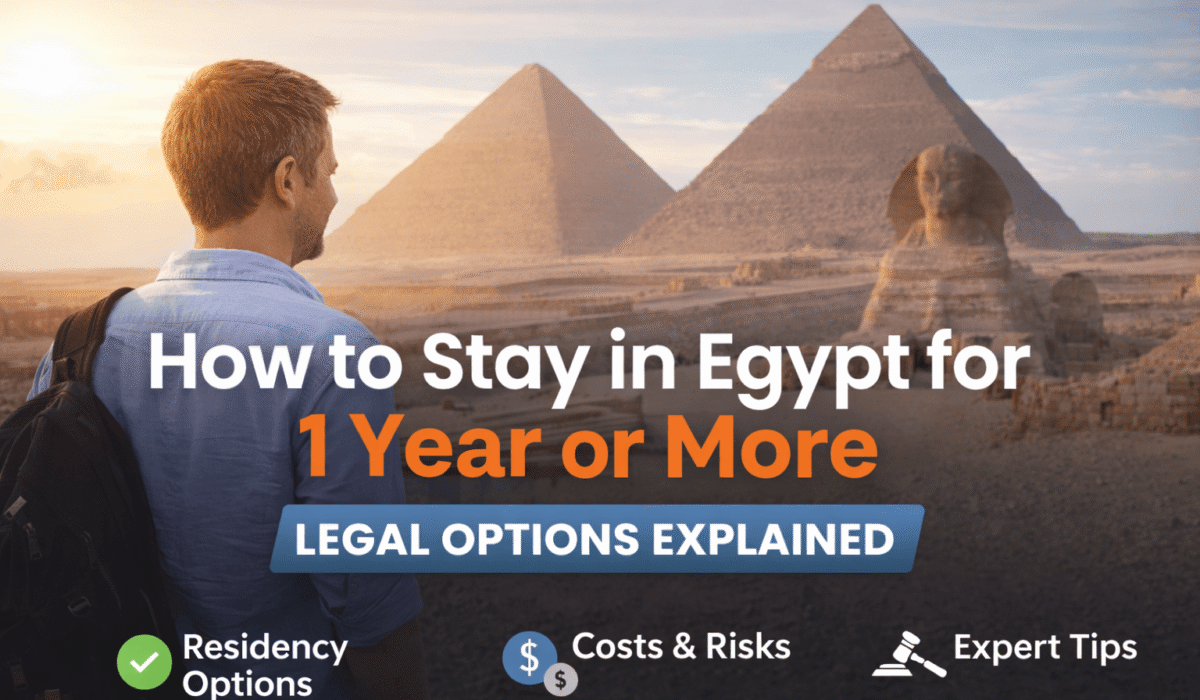 Can you Stay in Egypt for 1 Year or More