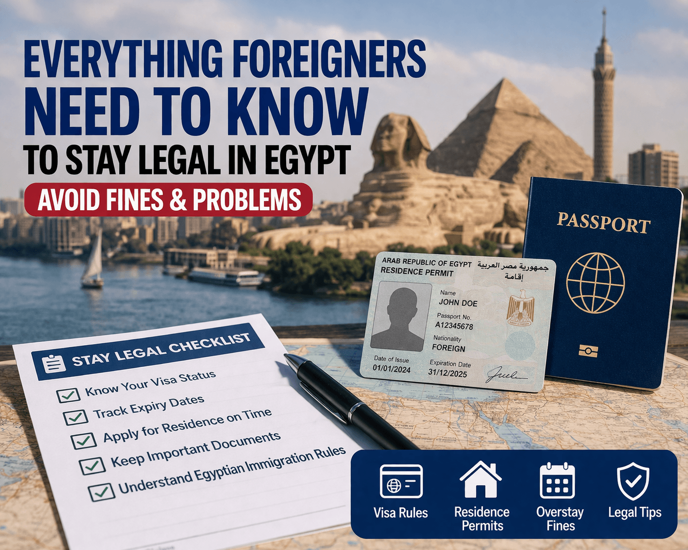 Everything Foreigners Need to Know to Stay Legal in Egypt
