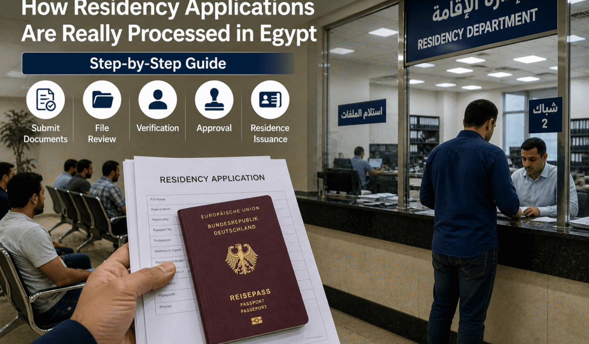 residency applications in Egypt